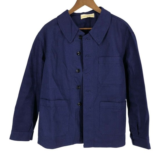 Natalie Martin Jackets & Blazers - Natalie Martin Womens Chore Jacket Basic Military Pockets Purple Medium M NWT